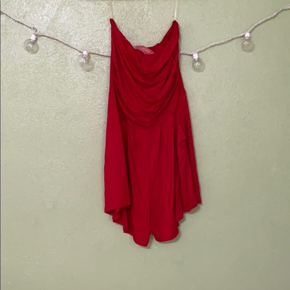 Red romper